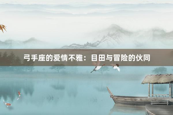 弓手座的爱情不雅：目田与冒险的伙同